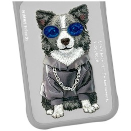 NIMMY чехол GLASSES COOL DOG для IPHONE 18 Pro/17 Pro серый