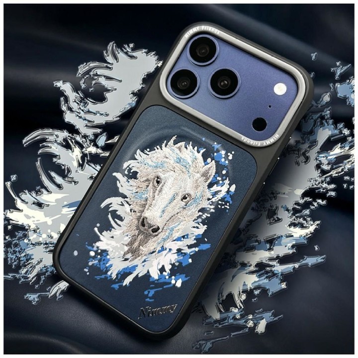 NIMMY чохол HORSE сумісний із MagSafe для IPHONE 18 Pro Max/17 Pro Max темно-синій