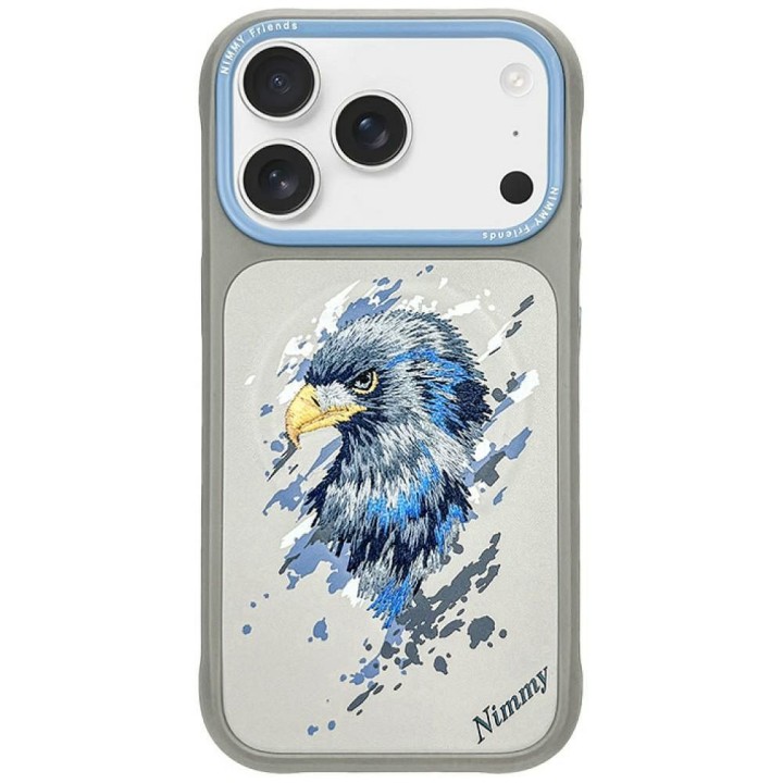 NIMMY case EAGLE compatible with Magsafe for IPHONE 18 Pro/17 Pro grey