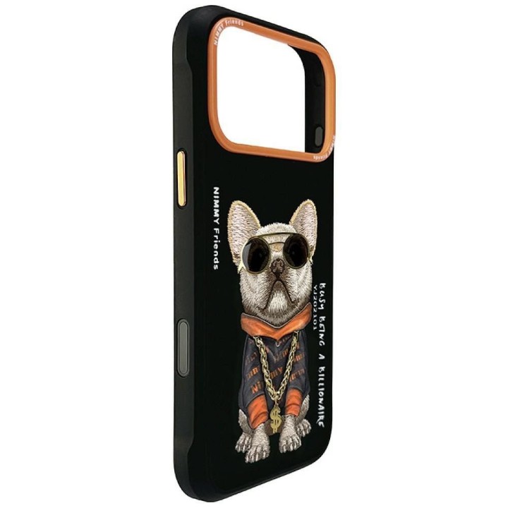 NIMMY case GLASSES COOL DOG for IPHONE 18 Pro/17 Pro black