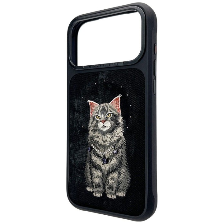 NIMMY case LUCKY FASHION CAT compatible with MagSafe for IPHONE 18 Pro Max/17 Pro Max black