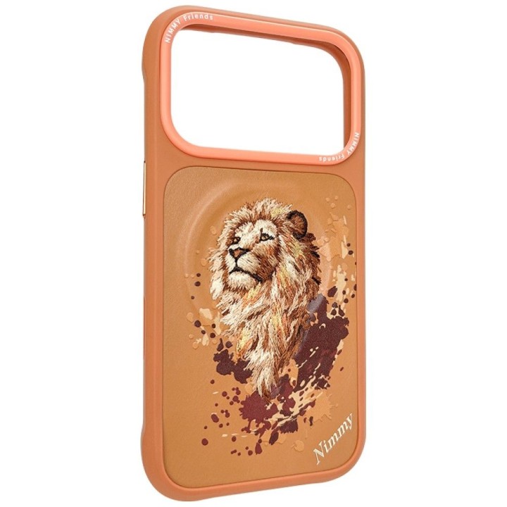 NIMMY case LION compatible with Magsafe for IPHONE 18 Pro Max/17 Pro Max orange