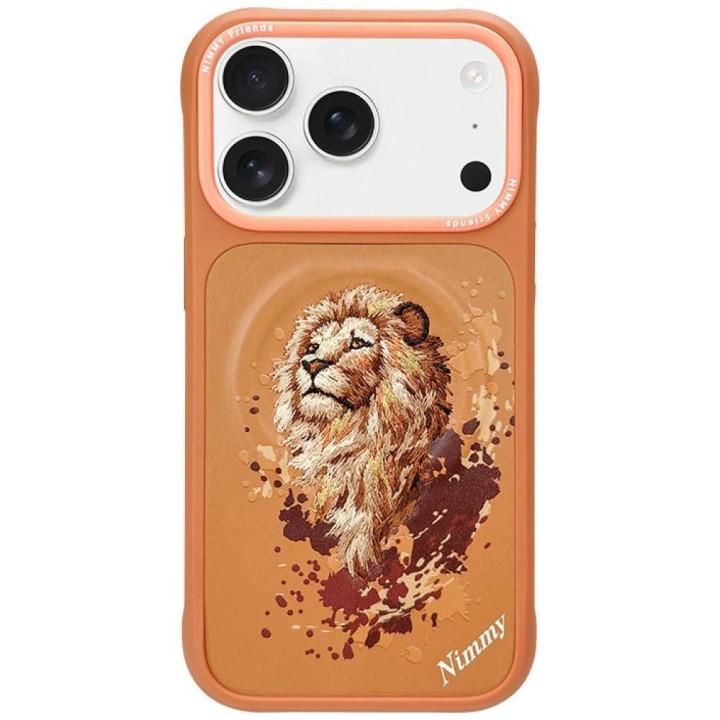 NIMMY case LION compatible with Magsafe for IPHONE 18 Pro Max/17 Pro Max orange