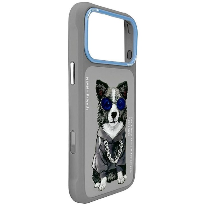 NIMMY чохол GLASSES COOL DOG для IPHONE 18 Pro Max/17 Pro Max сірий
