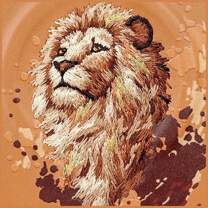 NIMMY чехол LION совместимый с MagSafe для IPHONE 18 Pro Max/17 Pro Max оранжевый
