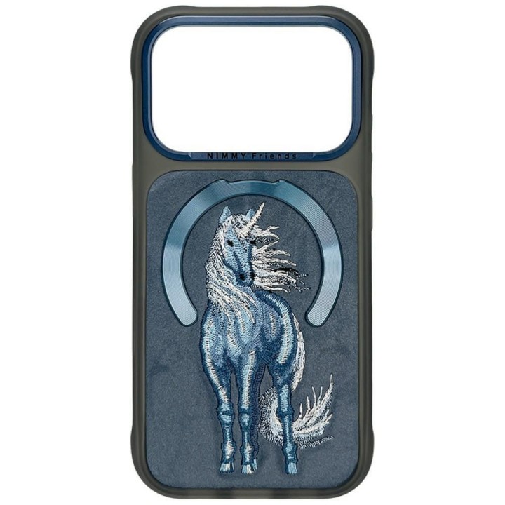 NIMMY чохол MAGNETIC FANTASY ANIMAL UNICORN сумісний із MagSafe для IPHONE 18 Pro Max/17 Pro Max синій
