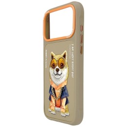 NIMMY чехол GLASSES COOL DOG для IPHONE 18 Pro/17 Pro бежевый