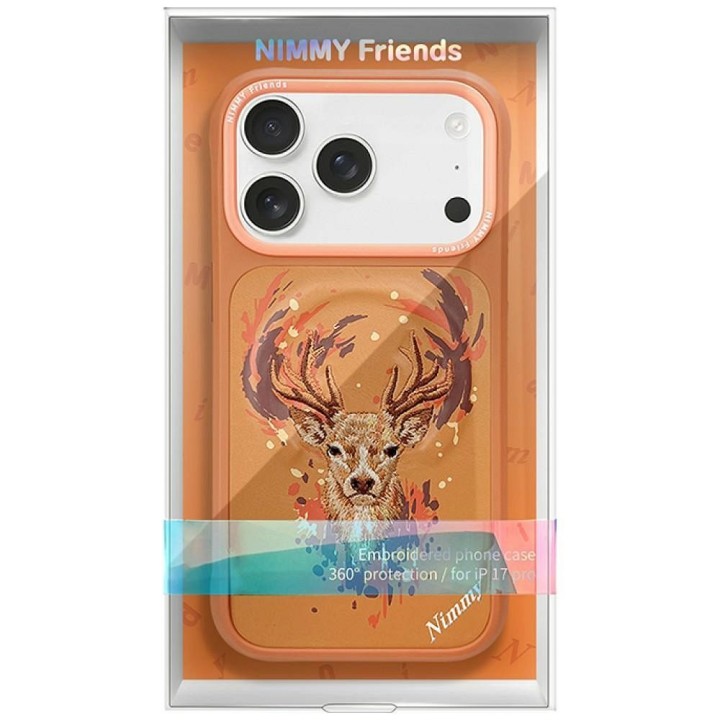 NIMMY case DEER compatible with Magsafe for IPHONE 18 Pro Max/17 Pro Max orange