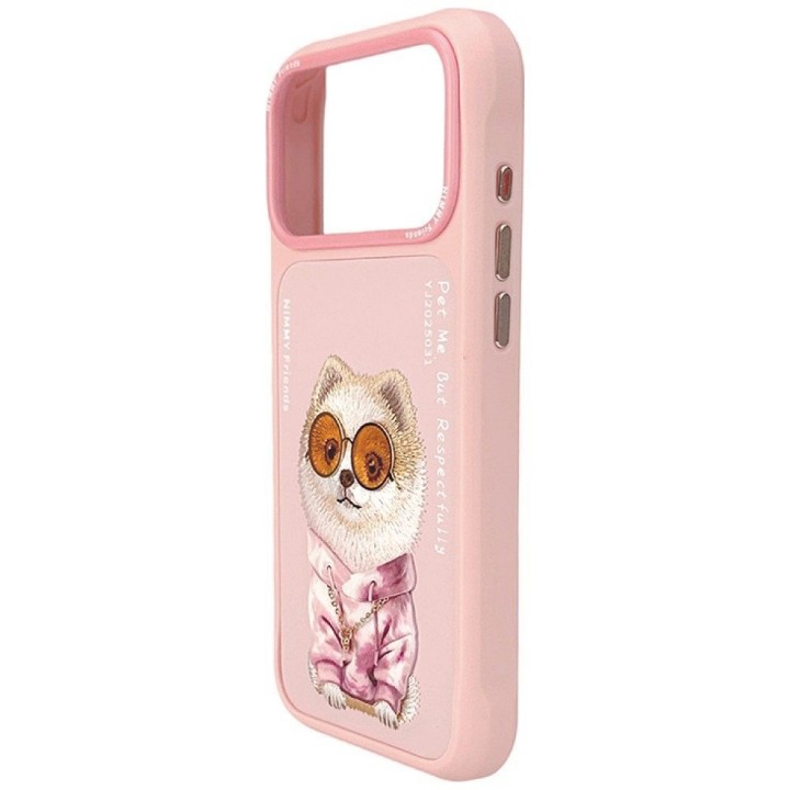 NIMMY чохол GLASSES COOL DOG для IPHONE 18 Pro Max/17 Pro Max рожевий