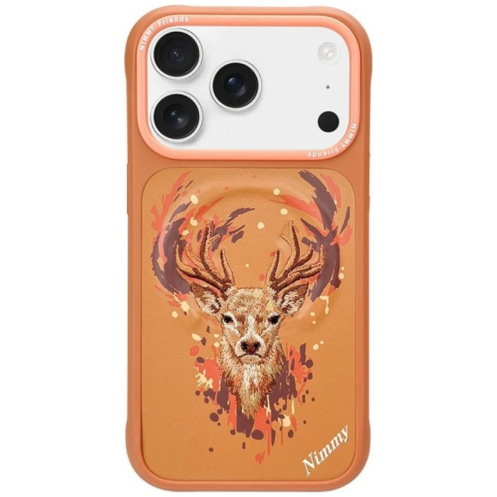 NIMMY case DEER compatible with Magsafe for IPHONE 18 Pro Max/17 Pro Max orange