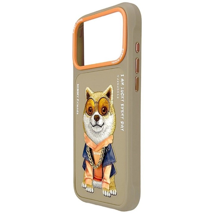NIMMY чехол GLASSES COOL DOG для IPHONE 18 Pro Max/17 Pro Max бежевый