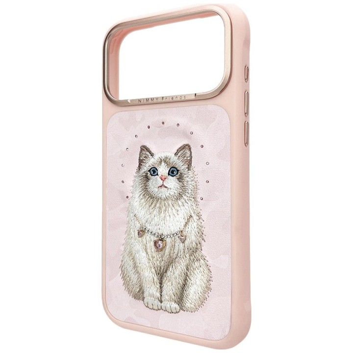 NIMMY case LUCKY FASHION CAT compatible with MagSafe for IPHONE 18 Pro Max/17 Pro Max pink