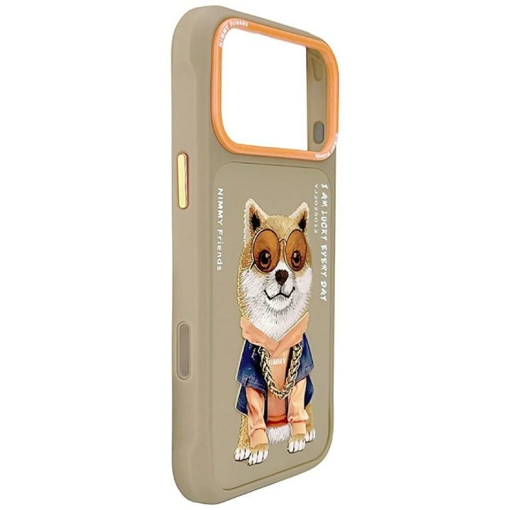 NIMMY чохол GLASSES COOL DOG для IPHONE 18 Pro Max/17 Pro Max бежевий