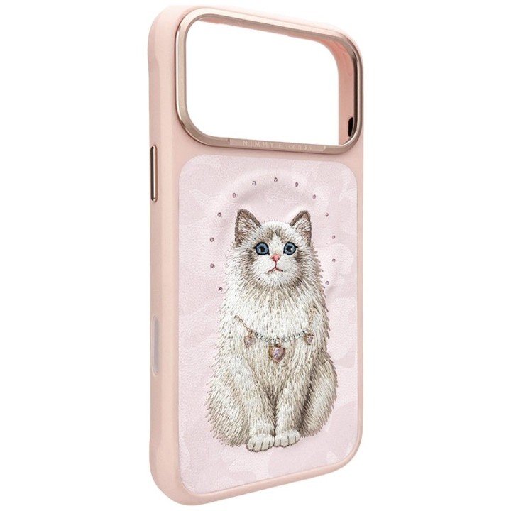 NIMMY чохол LUCKY FASHION CAT сумісний із MagSafe для IPHONE 18 Pro Max/17 Pro Max рожевий
