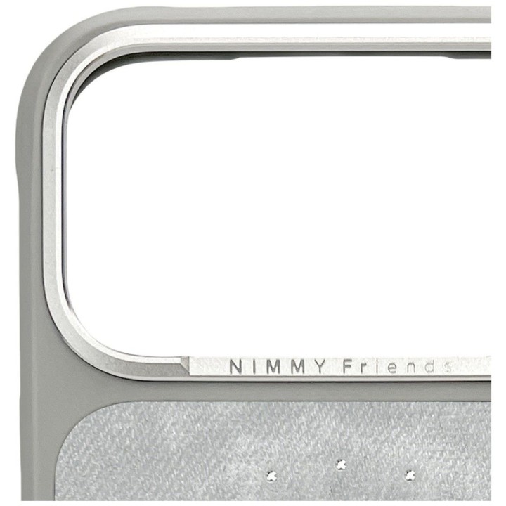 NIMMY чехол LUCKY FASHION CAT совместимый с MagSafe для IPHONE 18 Pro Max/17 Pro Max серый