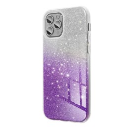 Чехол для iPhone 7 PLUS / 8 PLUS Shining прозрачный фиолетовый