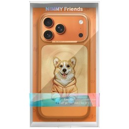 NIMMY case GENTLE PETS SERIES DOG compatible with Magsafe for IPHONE 18 Pro/17 Pro orange