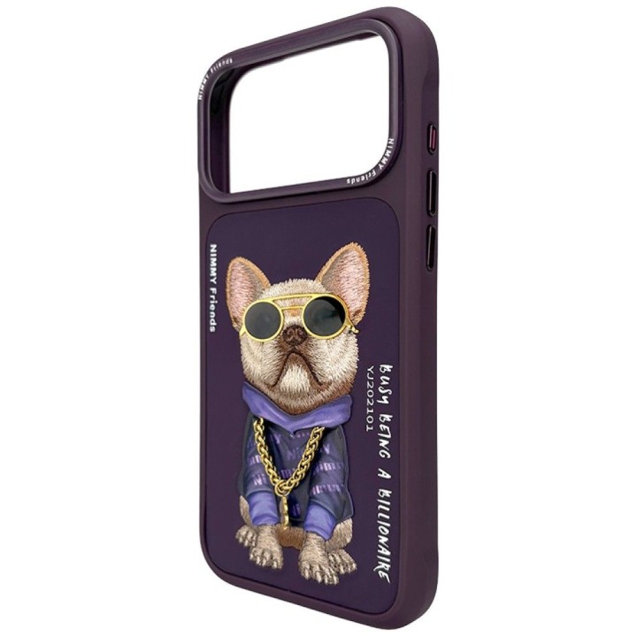 NIMMY чохол GLASSES COOL DOG для IPHONE 18 Pro Max/17 Pro Max фіолетовий
