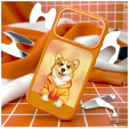NIMMY futerał GENTLE PETS SERIES DOG kompatybilny z MagSafe do IPHONE 18 Pro Max/17 Pro Max pomarańczowy