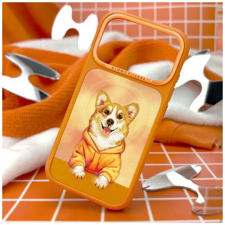 NIMMY чохол GENTLE PETS SERIES DOG сумісний із MagSafe для IPHONE 18 Pro Max/17 Pro Max помаранчевий