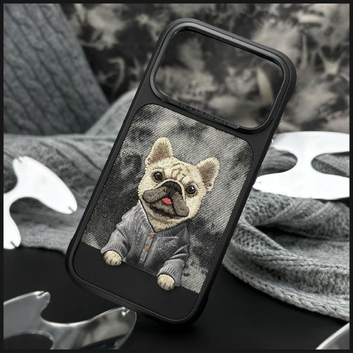 NIMMY case GENTLE PETS SERIES DOG compatible with Magsafe for IPHONE 18 Pro/17 Pro black