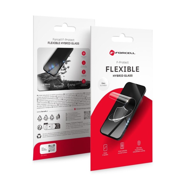 Szkło hybrydowe do iPhone 15 PRO Forcell Flexible Nano Glass