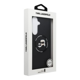 KARL LAGERFELD чохол для SAMSUNG S26 FE сумісний з Magsafe (Karl&Choupette Heads) чорний