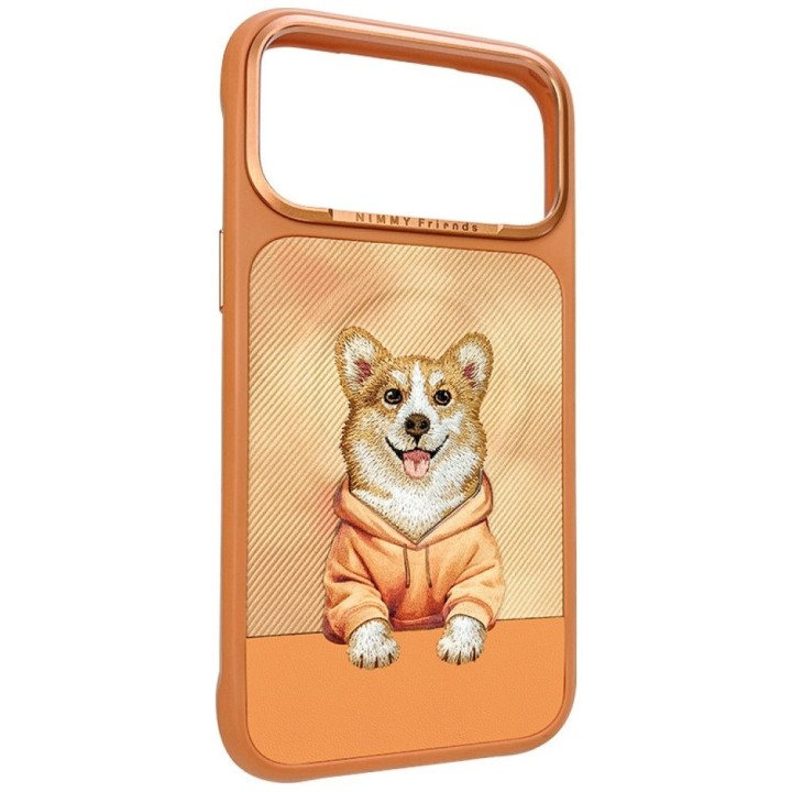 NIMMY чехол GENTLE PETS SERIES DOG совместимый с Magsafe для IPHONE 18 Pro Max/17 Pro Max оранжевый