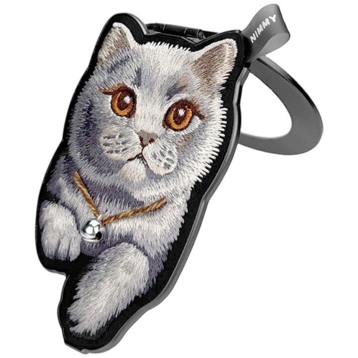 NIMMY магнитная подвеска DENIM FASHION BRITISH SHORTHAIR CAT черная