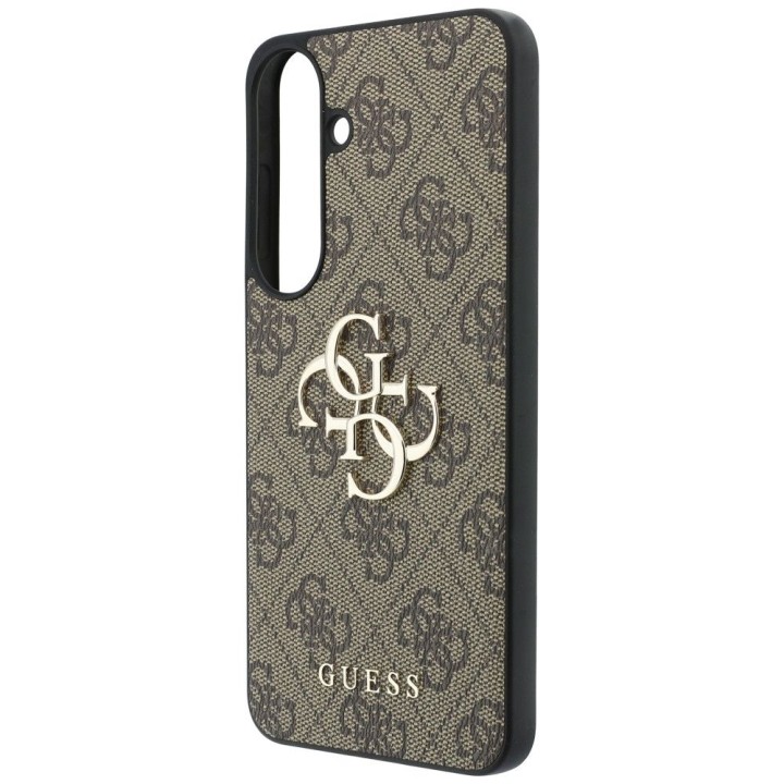 GUESS чохол для SAMSUNG S26 FE (Leather 4G Metal Logo) коричневий