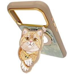 NIMMY магнітна підвіска DENIM FASHION GINGER CAT коричнева