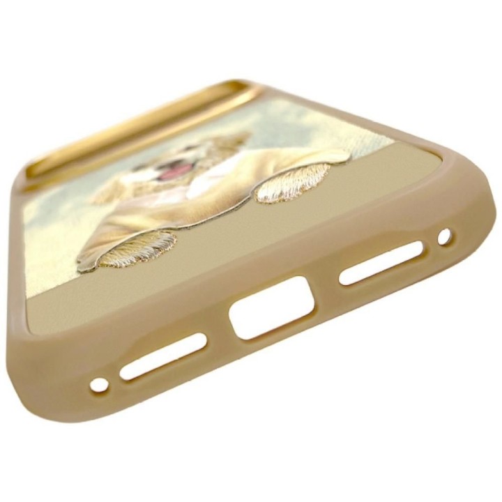 NIMMY case GENTLE PETS SERIES DOG compatible with Magsafe for IPHONE 18 Pro Max/17 Pro Max brown