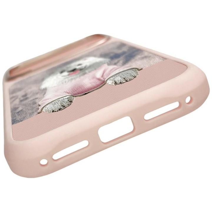 NIMMY чехол GENTLE PETS SERIES DOG совместимый с MagSafe для IPHONE 18 Pro/17 Pro розовый