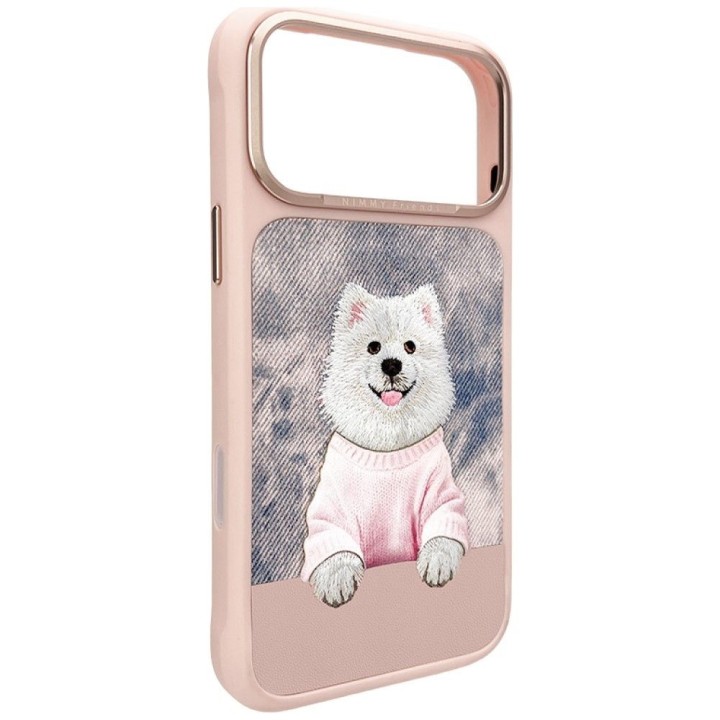 NIMMY чохол GENTLE PETS SERIES DOG сумісний із MagSafe для IPHONE 18 Pro/17 Pro рожевий