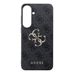 GUESS futerał do SAMSUNG S26 FE (Leather 4G Metal Logo) czarny
