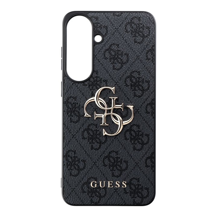 GUESS чохол для SAMSUNG S26 FE (Leather 4G Metal Logo) чорний