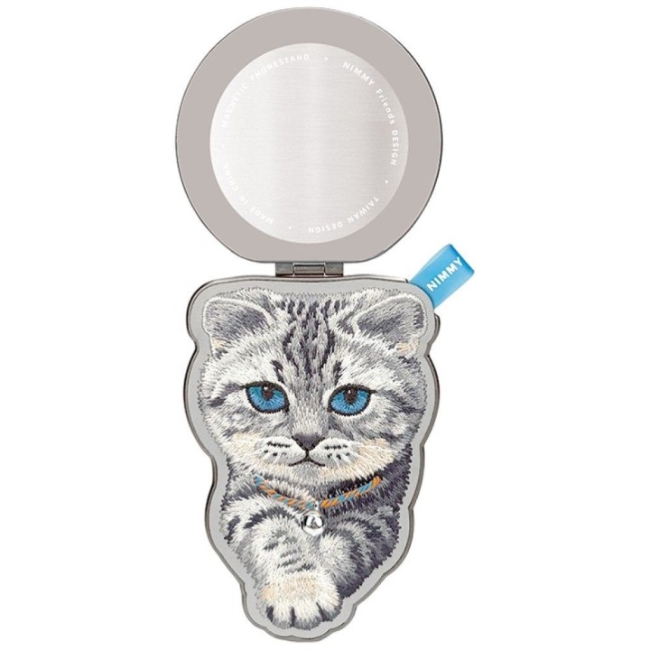 NIMMY подвеска магнитная DENIM FASHION BRITISH SHORTHAIR CAT серый