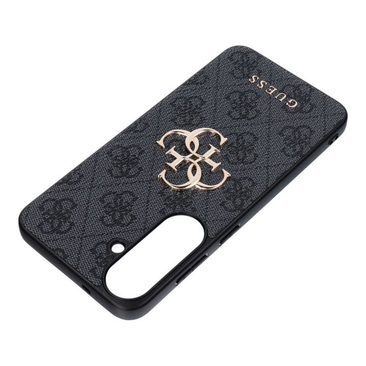 GUESS чохол для SAMSUNG S26 FE (Leather 4G Метал Логотип) чорний