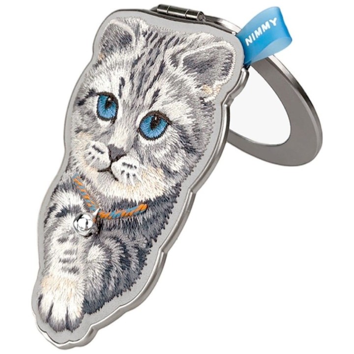 NIMMY подвеска магнитная DENIM FASHION BRITISH SHORTHAIR CAT серый