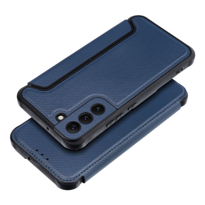 Etui z klapką na Samsung S22 PLUS Razor Book niebieskie