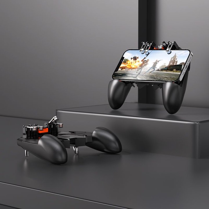 Phone gamepad for gamers Hoco GM7 six-finger black