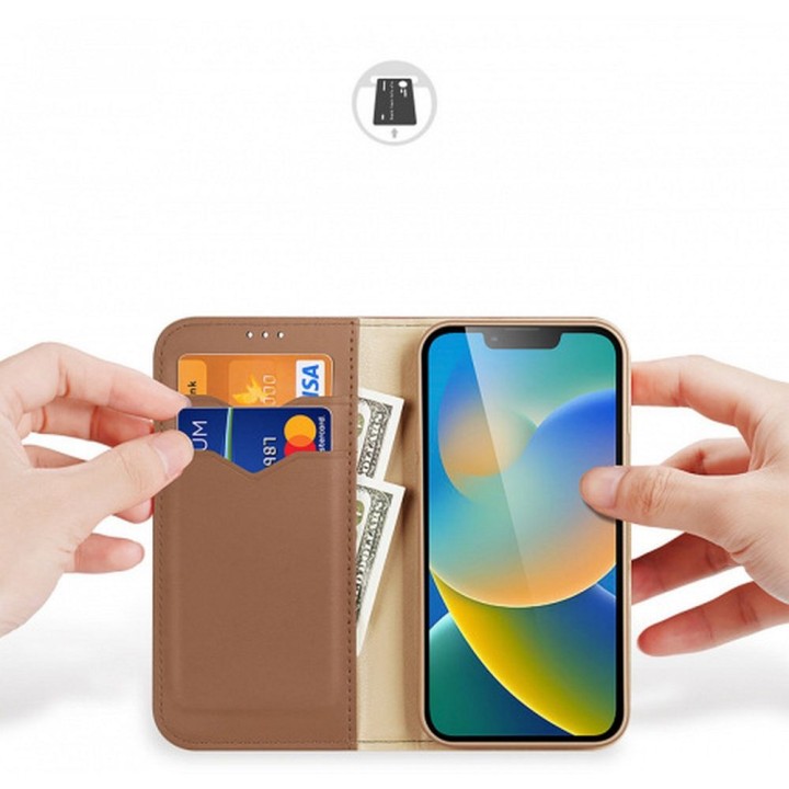 DUX DUCIS чехол HIVO для IPHONE 15 Plus коричневый