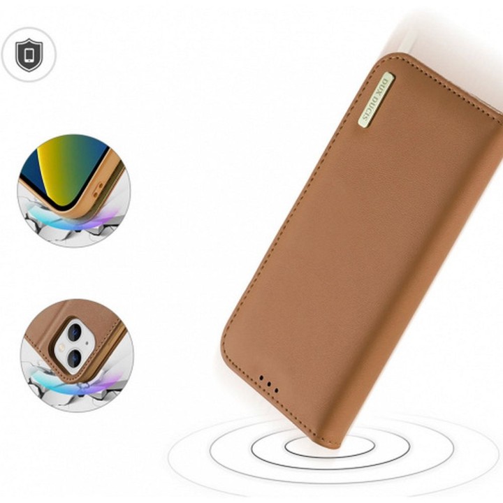 DUX DUCIS чехол HIVO для IPHONE 15 Plus коричневый