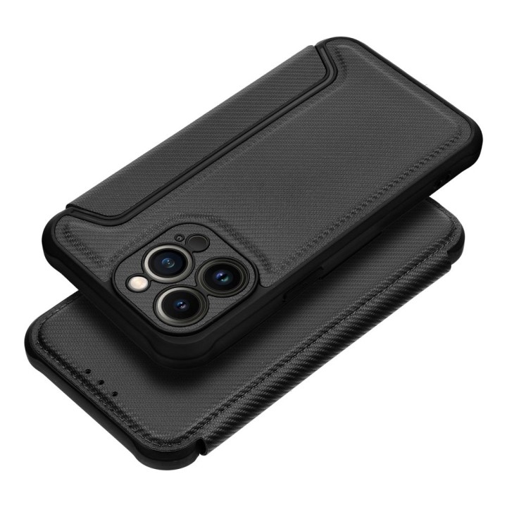 Чехол с клапаном для iPhone 13 PRO Razor Book черный