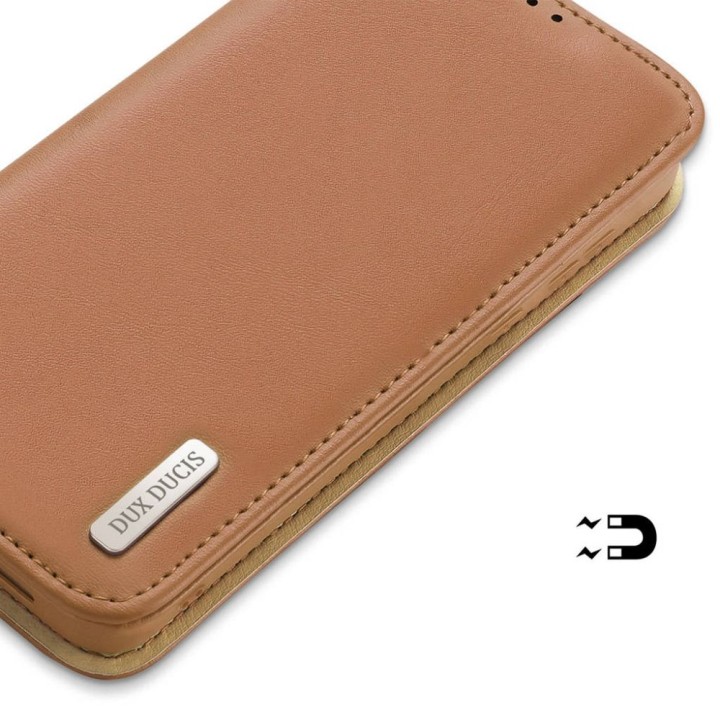 DUX DUCIS чехол HIVO для SAMSUNG S23 Plus коричневый
