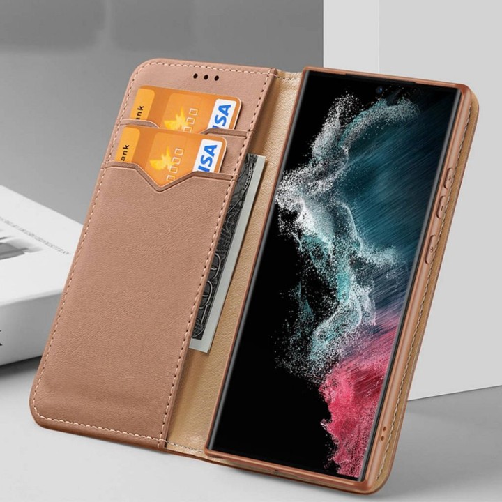 DUX DUCIS чохол HIVO для SAMSUNG S23 Plus коричневий