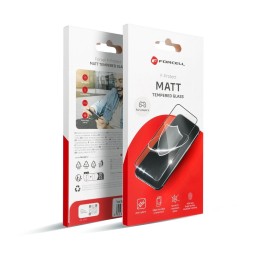 Закаленное стекло для iPhone 15 PRO Forcell Matt Glass черное