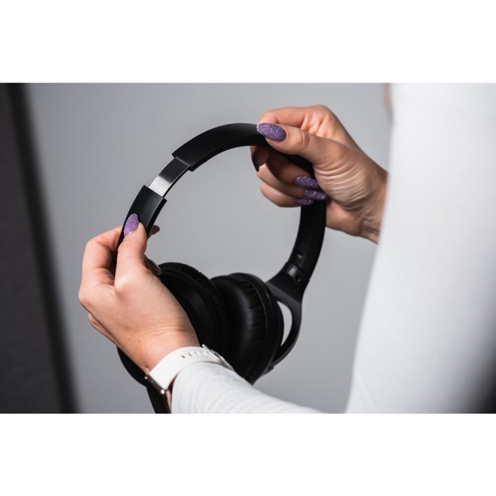 Wireless on-ear headphones Forcell F-Audio Vibe ANC + ENC + TUYA APP black