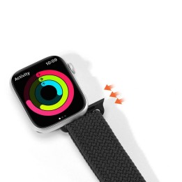 DUX DUCIS ремешок MIXTURE II плетеный для Apple Watch 42 / 44 / 45 mm черный