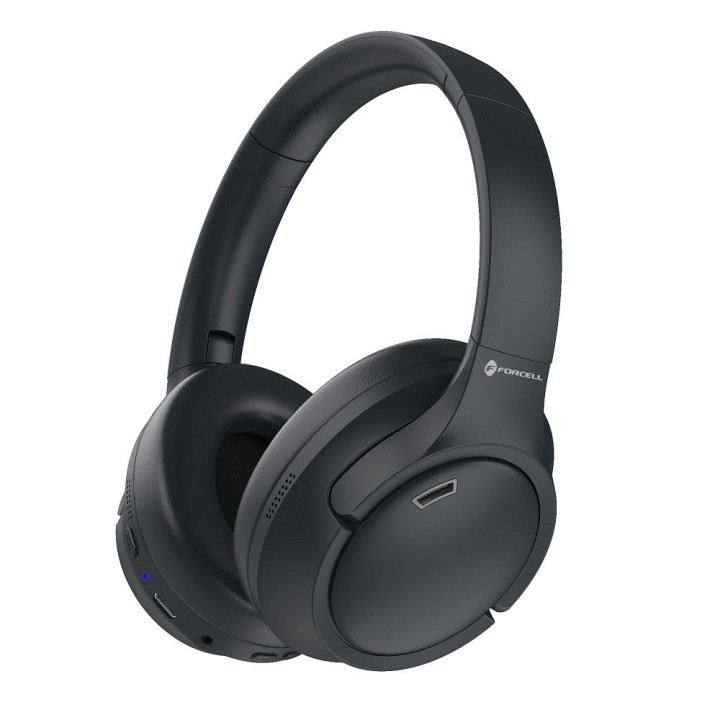 Бездротові накладні навушники Forcell F-Audio Vibe ANC + ENC + TUYA APP чорні